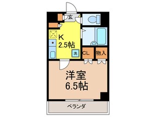 ベイパルク萩中の物件間取画像